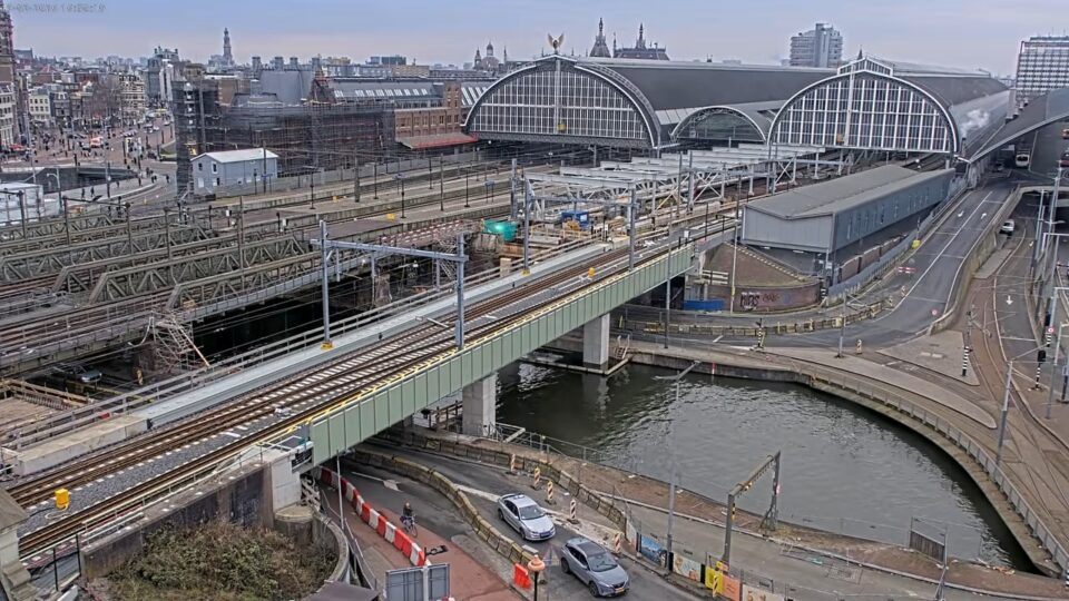 Amsterdam Centraal Station Live Webcam, Netherlands