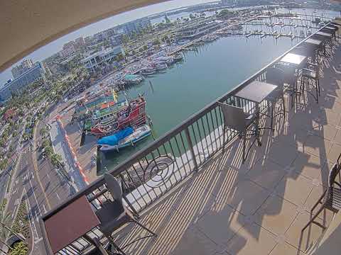 Jimmy’s Fish House live webcam showing Florida waterfront dining and boats