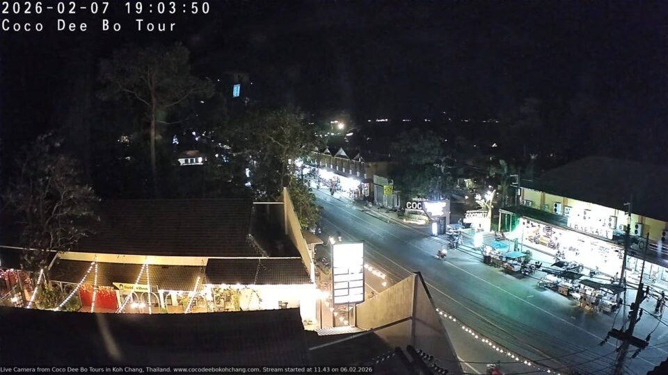 Koh Chang Webcam - Live Stream from Koh Chang by Coco Dee Bo