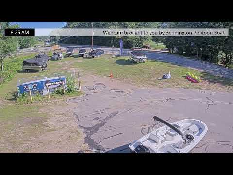 Winni Marine Cam showing Lake Winnipesaukee and boats in New Hampshire live webcam