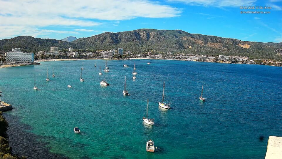 🌴 Magaluf Live Webcam – Palmanova & Son Matías Beach (Mallorca)