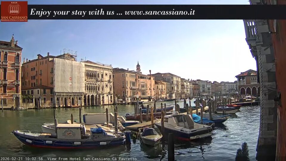 Venice Webcam Live – Grand Canal, Italy