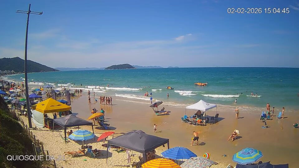 Praia de Palmas Live Webcam | Governador Celso Ramos, Santa Catarina – Brazil