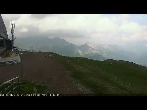 Col Margherita live webcam view of Passo San Pellegrino Italian Alps