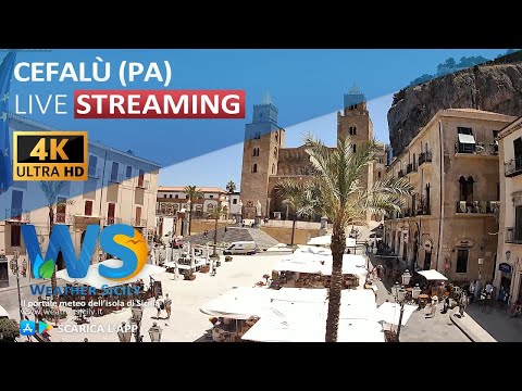Panoramic view of Mount Etna's eastern slopes and Mascali town in Sicily, Italy