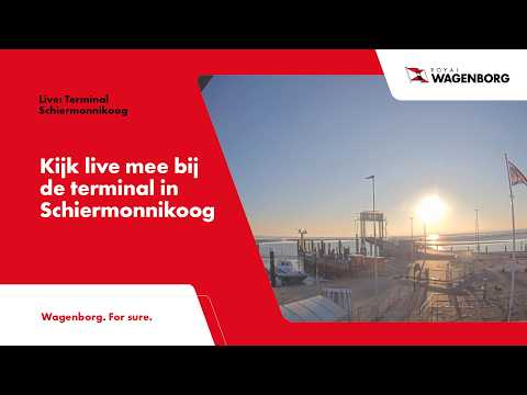 Terminal Nes live webcam showing harbor and ferry terminal in Nes, Netherlands